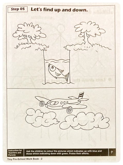 Tiny Pre-school Work Book 2 inside view