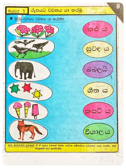 හෙළ බස හා සතුට (1 වසර - B) | Hela Basa Ha Sathuta 1B inside view
