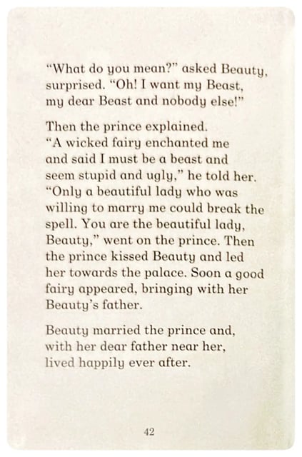 Beauty and the Beast inside view