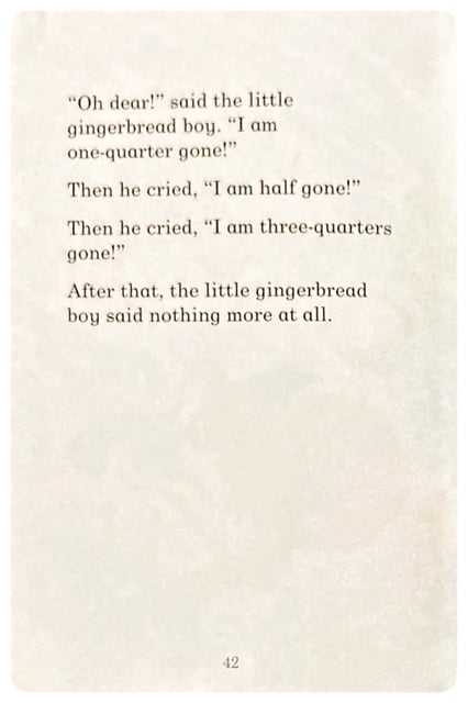 The Gingerbread Man inside view