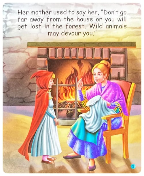 Little Red Riding Hood inside view