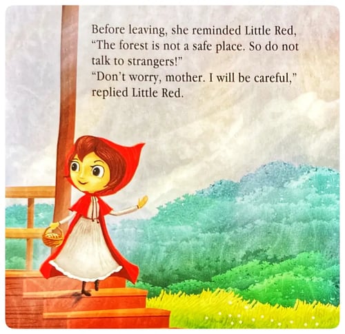 Little Red Riding Hood inside view