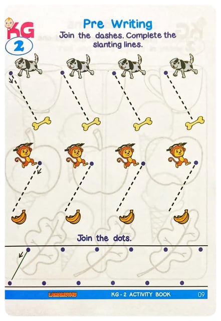 Lamamuthu KG 2 Preschool Activity Book inside view