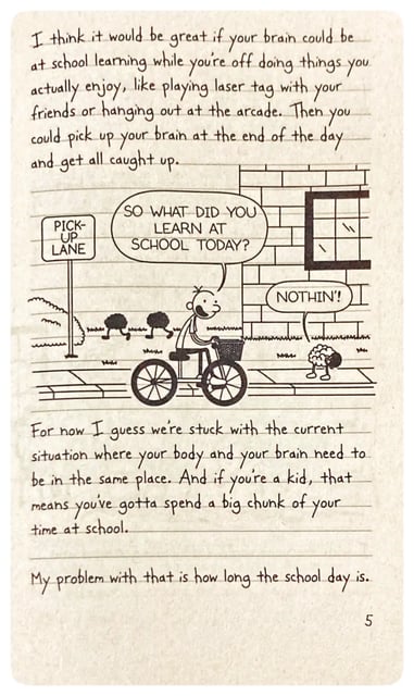 Diary of Wimpy Kid 18 - No Brainer inside view