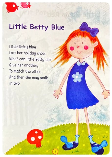 Nursery Rhymes Book 1 inside view