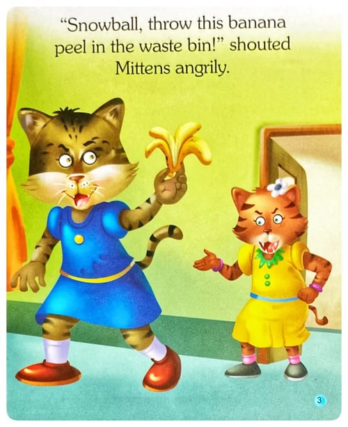 Snowball Learns About Cleanliness inside view