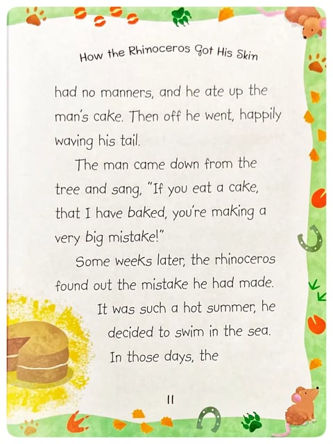 Bedtime Stories - Hard Cover inside view