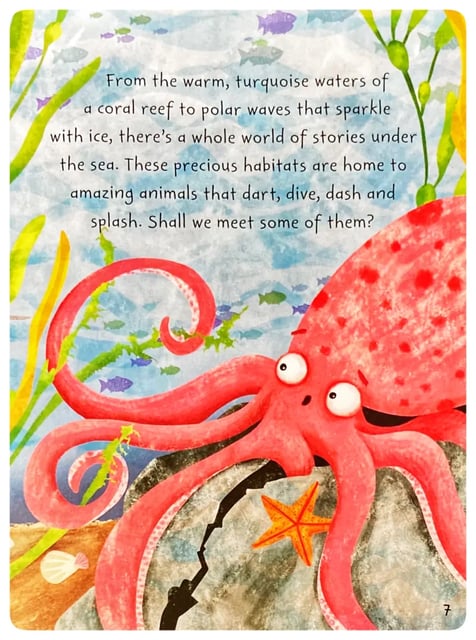 Stories from the Sea - Hard Cover inside view