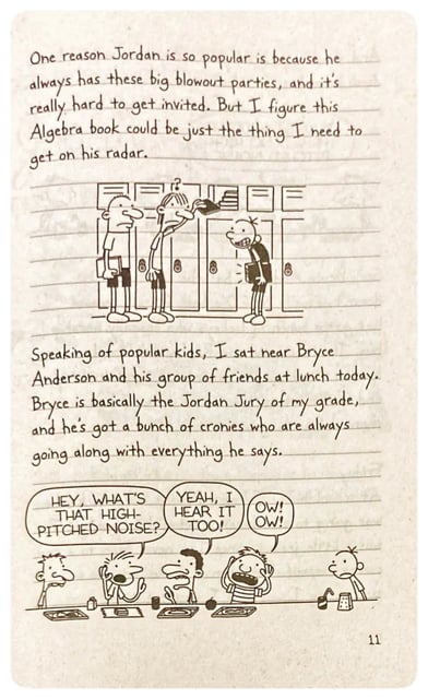 Diary of Wimpy Kid 5 - The Ugly Truth inside view