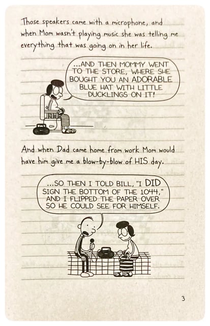 Diary of Wimpy Kid 7 - The Third Wheel inside view