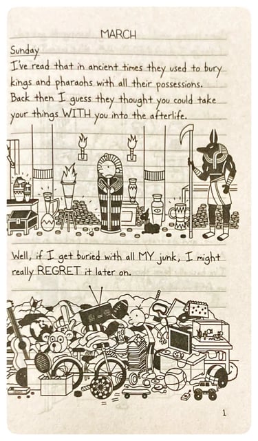 Diary of Wimpy Kid 14 - Wrecking Ball inside view