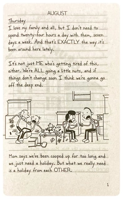 Diary of Wimpy Kid 15 - The Deep End inside view