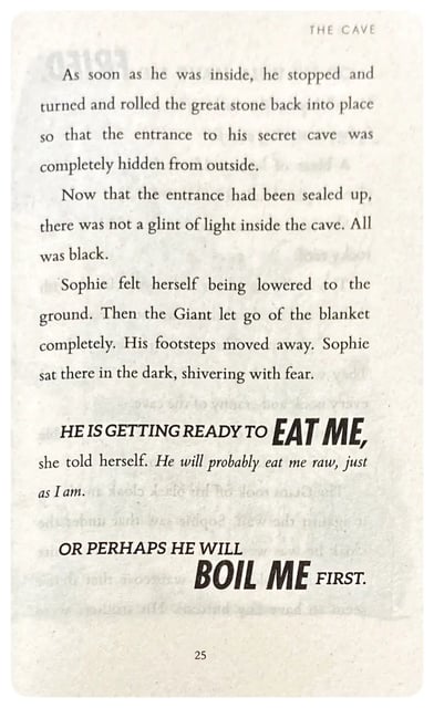 The BFG inside view