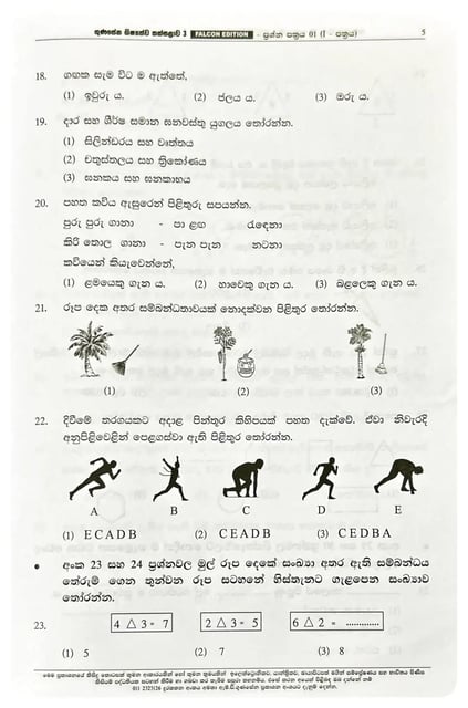 3 ශිෂ්‍යත්ව තක්සලාව | 3 Shishyathva Thaksalava Falcon Edition inside view