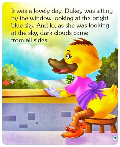 Dukey and Her Umbrella inside view