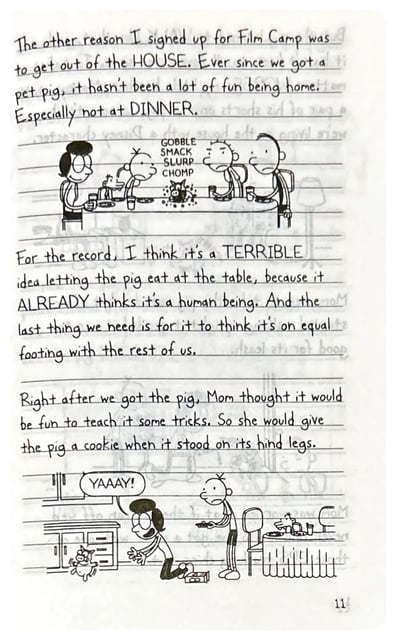 Diary of Wimpy Kid 10 - Old School inside view