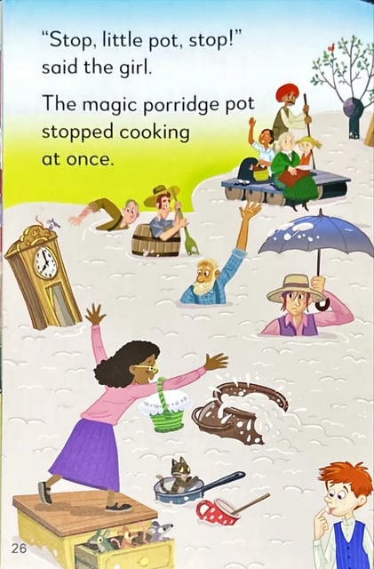 The Magic Porridge Pot inside view